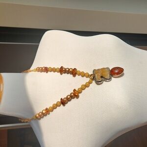 Vintage Amy Kahn Russell pendant with my bohemian vibe. FALL is almost here!!!!